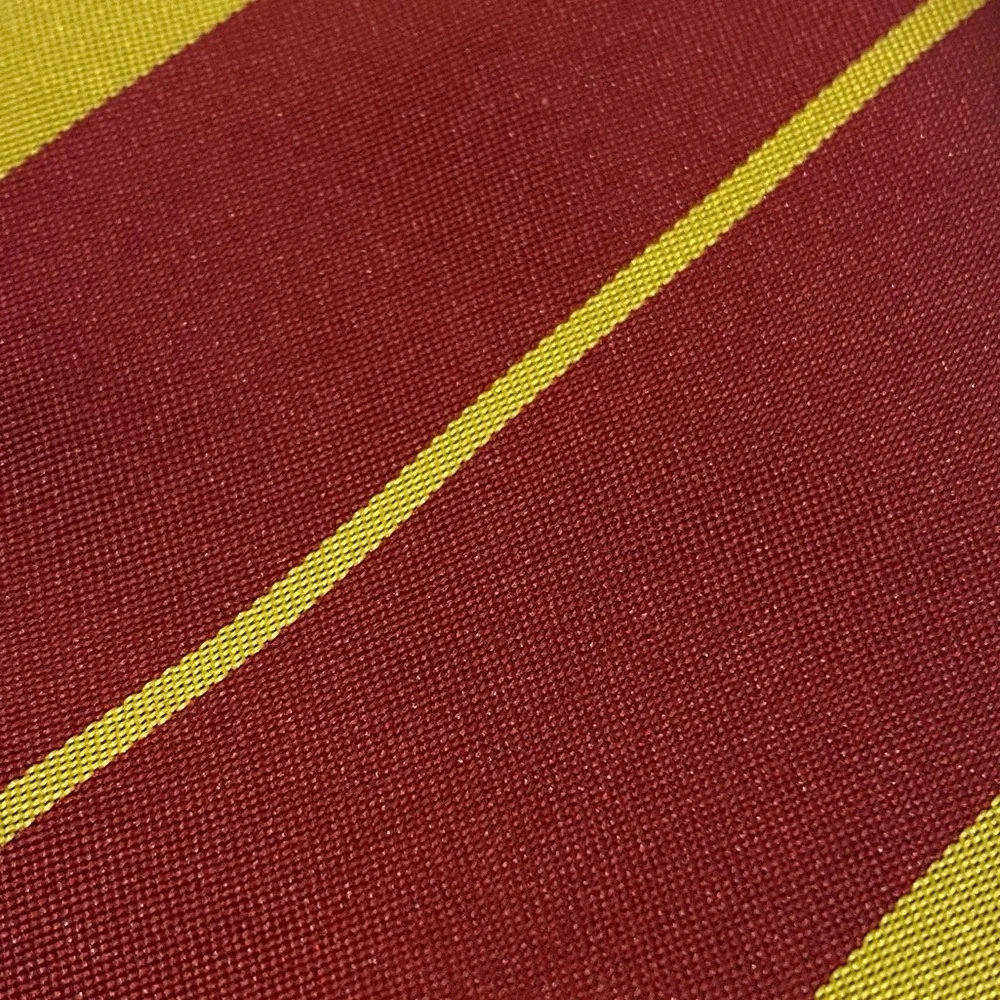 Harry Potter Gryffindor Boys Tie Burgundy Gold Stripes Shield Logo 47